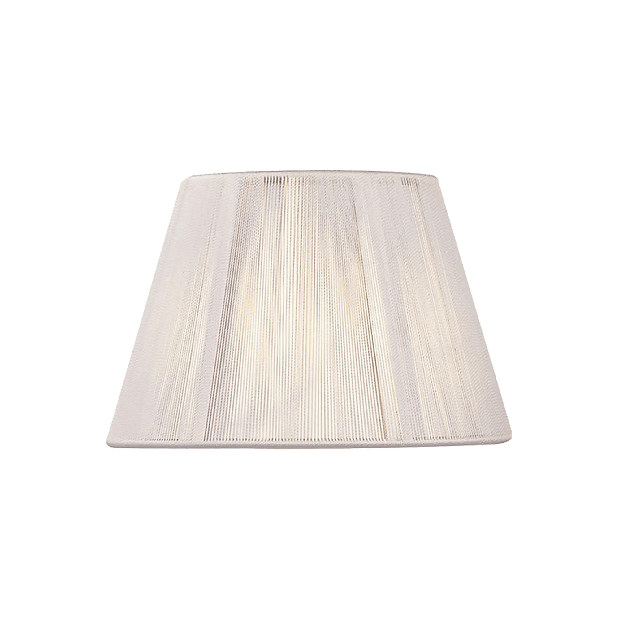 MS040  Silk 30cm String Shade Ivory White